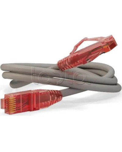Патч-корд RJ45-RJ45, 4 пары, UTP, кат.5е, LSZH (0,3м) Hyperline PC-LPM-UTP-RJ45-RJ45-C5e-0,3M-LSZH-GY в Ижевске Патчкорды (медные) Pintop.ru