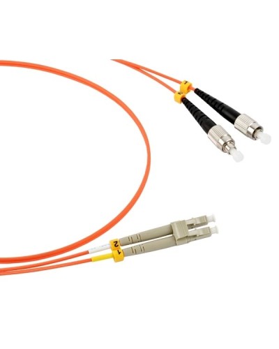 Патч-корд оптический LSZH, дуплексный, LC/PC-FC/PC, MM 50/125, 1.0м LANMASTER LAN-2LC-2FC/OM2-1.0 в Ижевске Патч-корды и пигтейлы Pintop.ru