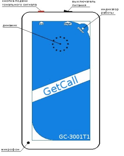 Устройство переговорное Getcall GC-3001T1 в Ижевске Переговорные устройства Pintop.ru