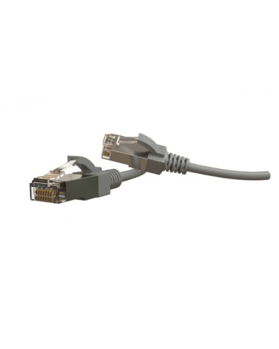 Патч-корд S/FTP Hyperline (PC-LPT-SFTP-RJ45-RJ45-C6-1.5M-LSZH-GY) в Ижевске Патчкорды (медные) Pintop.ru
