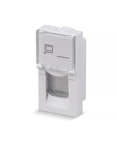 Вставка 45x22,5 (Mosaic) для 1 модуля формата Keystone Jack Cabeus (FP-L-22,5-1M) в Ижевске Модули Keystone Pintop.ru