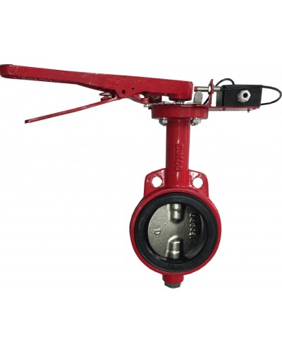 Затвор дисковый с электроприводом Спецавтоматика Зт 150/1,6(Р)-Ф.УЗ.1-АМК-150 с устройством контроля положения в Ижевске Устройства пуска водяного пожаротушения Pintop.ru