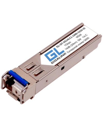 Модуль SFP Gigalink GL-OT-SG14LC2-1310-1310-I в Ижевске Модули SFP/XFP/GBIC Pintop.ru