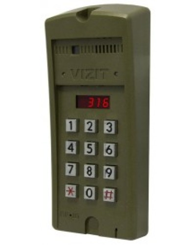 Блок вызова для совместной работы с БУД-302 Vizit БВД-316R в Ижевске Блоки вызова многоабонентные Pintop.ru