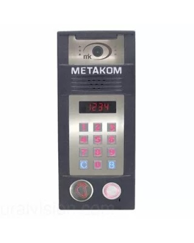 Многоабонентый антивандальный блок вызова со встроенной гибридной видеокамерой Метаком MК2018-TMRFVH в Ижевске Блоки вызова многоабонентные Pintop.ru