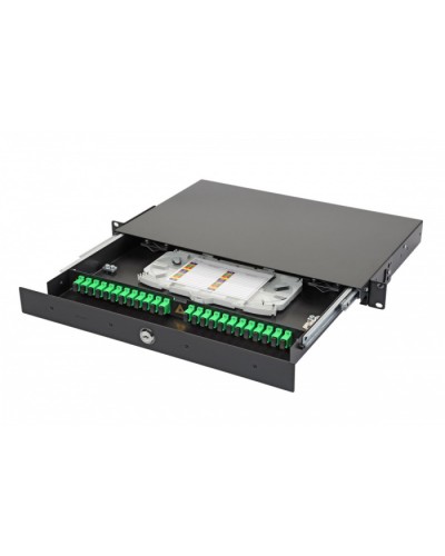 Патч-панель 19”, 1U Eurolan 47D-24-S2-SC-24-11BL в Ижевске Кросс оптический Pintop.ru