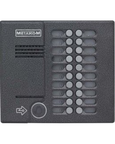 Блок вызова домофона антивандальный Метаком MK20.2-RFEVN в Ижевске Блоки вызова многоабонентные Pintop.ru