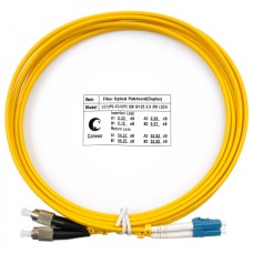 Шнур оптический duplex LC-FC 9/125 sm 3м LSZH Cabeus FOP(d)-9-LC-FC-3m