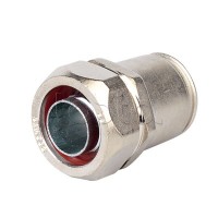 Муфта металлорукав DN 20-жесткая труба д.20мм, IP66/IP67, никелированная латунь DKC 6117-2020