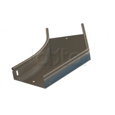 Угол 45° горизонтальный плавный Hyperline RST-AHS45-400-50-0,8-R100-SZ