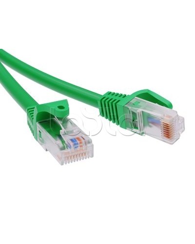 Патч-корд неэкранированный CAT6 U/UTP 4х2, LSZH, зелёный, 10м DKC RN6UU4500GN в Ижевске Патчкорды (медные) Pintop.ru