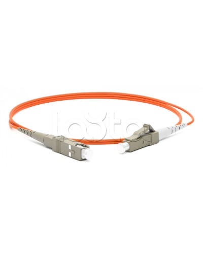 Патч-корд волоконно-оптический Hyperline FC-S2-62-LC/PR-SC/PR-H-1.5M-LSZH-OR в Ижевске Патч-корды оптические Pintop.ru