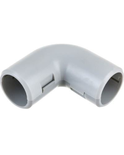 CI25G Угол 90 гр.(2част.) для труб D25мм, цвет белый (1уп = 25шт) Экопласт (41225-25W) в Ижевске Повороты, муфты, тройники Pintop.ru