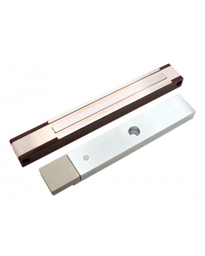 Электромагнитный замок с датчиком состояния двери ALeko ALM-200P (12В коричневый) в Ижевске Электромагнитные замки Pintop.ru