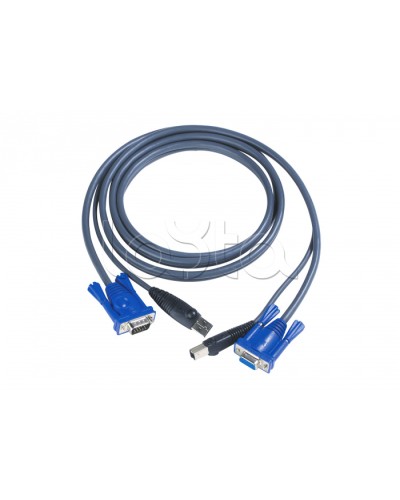 КВМ-кабель с интерфейсами USB, VGA (3м) ATEN 2L-5003U в Ижевске Видеоусилители, Модуляторы, Делители Pintop.ru