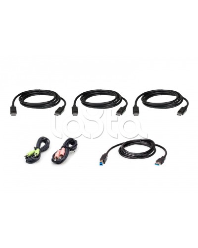 Комплект KVM-кабелей USB DisplayPort Triple Display (1.8м) ATEN 2L-7D02UDPX6 в Ижевске Видеоусилители, Модуляторы, Делители Pintop.ru