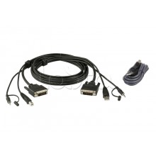 Комплект кабелей USB, DVI-D Dual Link для защищенного KVM-переключателя (3м) ATEN 2L-7D03UDX4