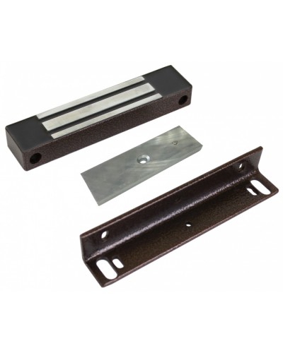 Замок электромагнитный AccordTec ML-180KB с уголком (коричневый) в Ижевске Электромагнитные замки Pintop.ru