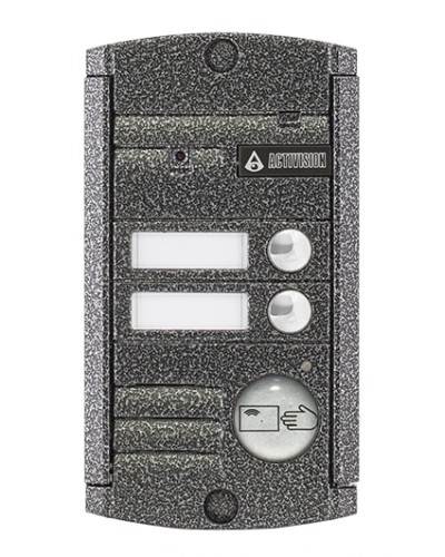 Видеопанель вызывная накладная цветная на 2 абонента с Proxy-считывателем Activision AVP-452 Proxy (PAL, антик) в Ижевске Вызывные видеопанели малоабонентные Pintop.ru