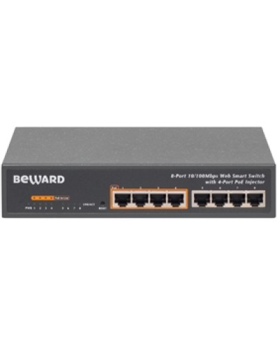Коммутатор PoE 8-портовый Beward STW-8P4 в Ижевске Коммутаторы Pintop.ru