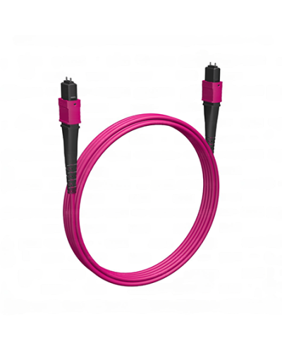 Кабельная сборка MPO(M) -MPO(M)-12 волокон 50/125 OM4, 7 m Cabeus (FOP-50-OM4-12-MPO(m)-12-MPO(m)-B-7m) в Ижевске Кабельные сборки (оптические) Pintop.ru