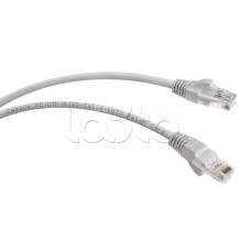 Патч-корд UTP, категория 6, 1 м, LSZH, неэкранированный, серый Cabeus PC-UTP-RJ45-Cat.6-1m-LSZH