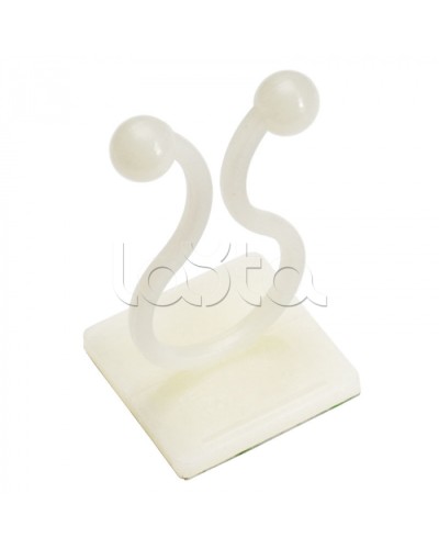 Самоклеящийся кабельный зажим (100 шт) Cabeus TTB-15 в Ижевске Аксессуары для кабель-канала Pintop.ru