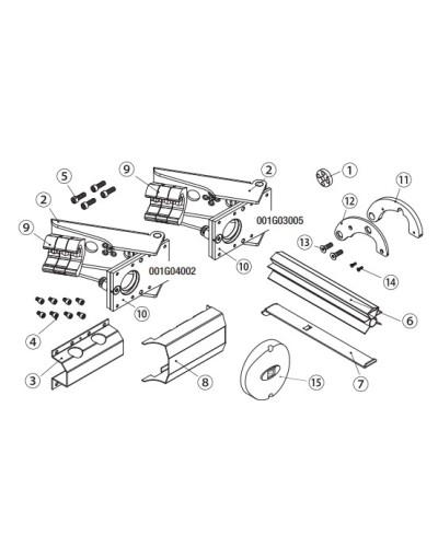 Устройство защиты стрелы при столкновении с автомобилем для стрелы Came 001G03006 в Ижевске Запчасти для шлагбаумов и автоматики Pintop.ru