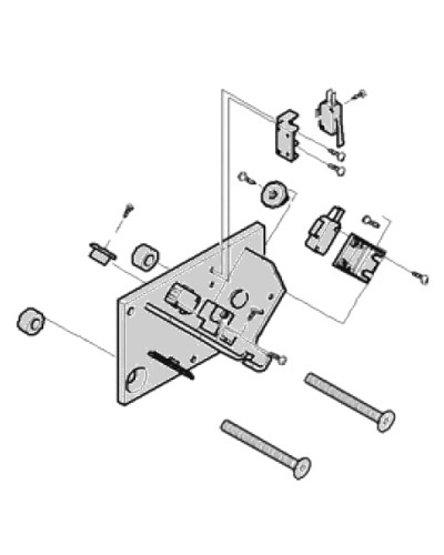 Механические упоры концевых положений G4040 G4041 в сборе Came 119RIG177 в Ижевске Запчасти для шлагбаумов и автоматики Pintop.ru