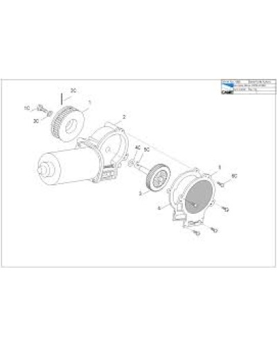 Моторедуктор RODEO Came 119RIP119 в Ижевске Запчасти для шлагбаумов и автоматики Pintop.ru