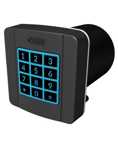 Клавиатура кодонаборная накладная, 12 кнопок, синяя подсветка Came 806SL-0150 в Ижевске Запчасти для шлагбаумов и автоматики Pintop.ru