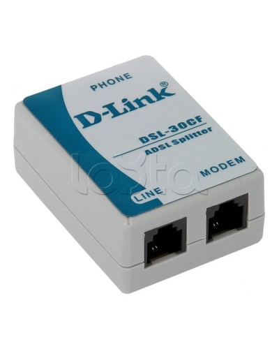 Сплиттер ADSL D-Link DSL-30CF/RS в Ижевске Маршрутизаторы, Роутеры и Точки Доступа Pintop.ru