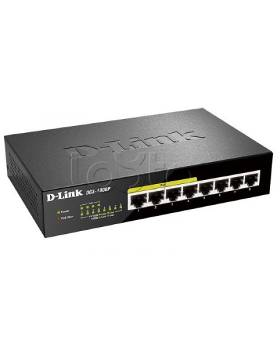 Неуправляемый коммутатор D-Link DL-DGS-1008P/F1A в Ижевске Коммутаторы Pintop.ru