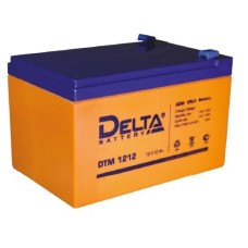 Аккумулятор свинцово-кислотный Delta DTM 1212