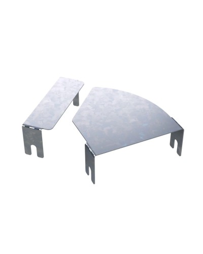 Крышка на горизонтальный изменяемый угол СРО 0-45град. 100, 1,2 мм DKC (SKVN100) в Ижевске Аксессуары для лотков Pintop.ru