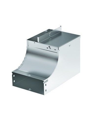 Угол CSSS 90 вертикальный внутр. переходник лев. осн. 300 H50 горячеоцинкованный DKC 37595KHDZ в Ижевске Аксессуары для лотков Pintop.ru