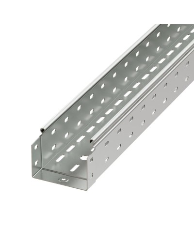 Лоток перфорированный 100х50 L3000 толщ.1,5 мм, горячеоцинкованный DKC (3526215HDZ) в Ижевске Аксессуары для лотков Pintop.ru