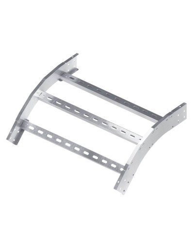 Угол лестничный вертикальный внешний 45 градусов 150х500, R600 DKC (ULOC655) в Ижевске Аксессуары для лотков Pintop.ru