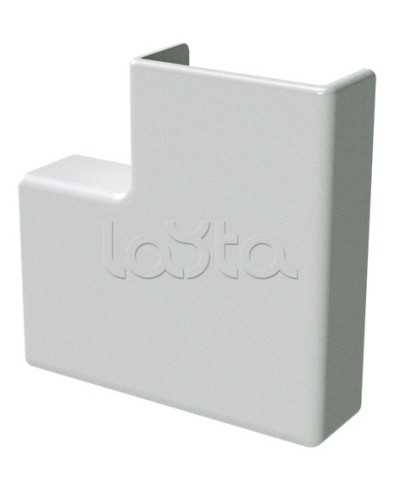 Угол плоский белый 22x10 DKC (00407R) в Ижевске Аксессуары для кабель-канала Pintop.ru