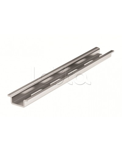 DIN-рейка OMEGA 2F 15.5х5.5 с перфорацией DKC 02130 в Ижевске Крепежные изделия Pintop.ru