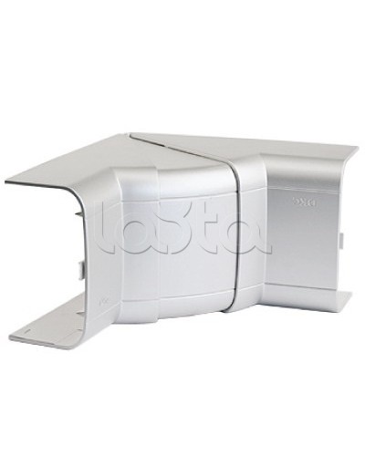 Угол внутренний 90х50 мм, изменяемый 70-120°, цвет серый металлик DKC 09551G в Ижевске Аксессуары для кабель-канала Pintop.ru