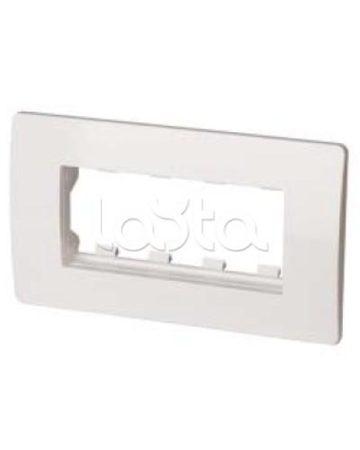 Каркас в сборе с рамкой под 4 модуля VIVA (для монтажа ЭУИ в коробки код 10143) DKC 10245 в Ижевске Аксессуары для кабель-канала Pintop.ru