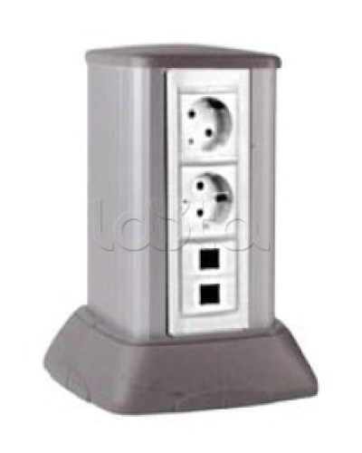 Миниколонна алюминиевая, 0.25 м DKC 19522 в Ижевске Аксессуары для кабель-канала Pintop.ru