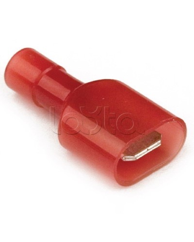 Наконечник плоский полностью изолир. (вилка) 2,5-6 кв.мм 6,3х0,8 мм (РППИ-П) DKC 2C22TP в Ижевске Крепеж Pintop.ru