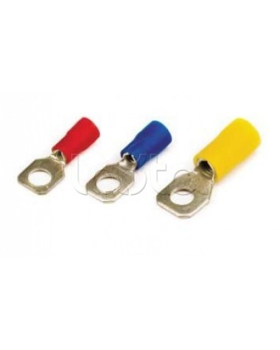 Наконечник с отверстием под винт ф5,2мм, с изолированным фланцем, для сечения провода 2,5-6,0мм2 DKC (2C5P) в Ижевске Держатели, клипсы, скобы Pintop.ru