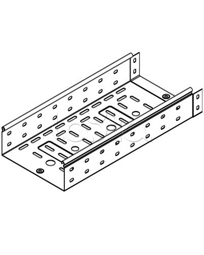 Лоток перфорированный 100х50 мм L 3000 DKC 3526210 в Ижевске Кабельные лотки Pintop.ru