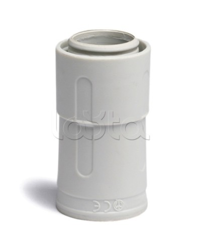 Переходник армированная труба - жесткая труба DKC 20 мм 55220 в Ижевске Повороты, муфты, тройники Pintop.ru