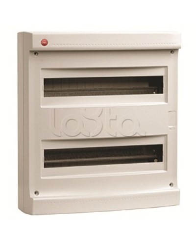 Щиток настен.без двер.36мод.,IP40,сер.,с усил. клем.блок.2х87312 DKC 83736 в Ижевске Боксы для автоматов Pintop.ru