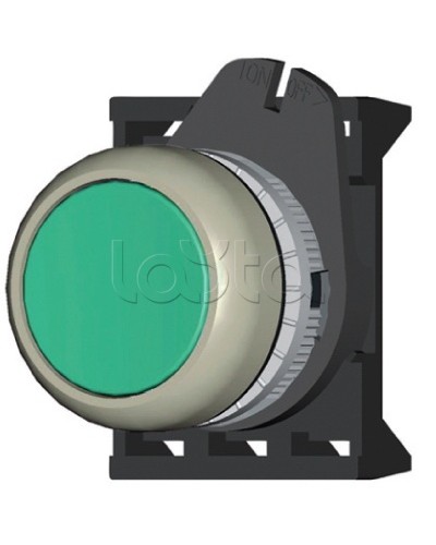 Кнопка плоская прозрачная с фиксацией, зеленая DKC ABDLM2 в Ижевске Аксессуары для стоек и шкафов Pintop.ru