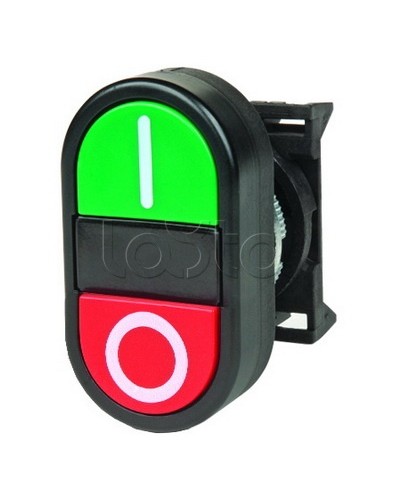 Кнопка двойная плоская, черная DKC ABFTM в Ижевске Кнопки выхода Pintop.ru